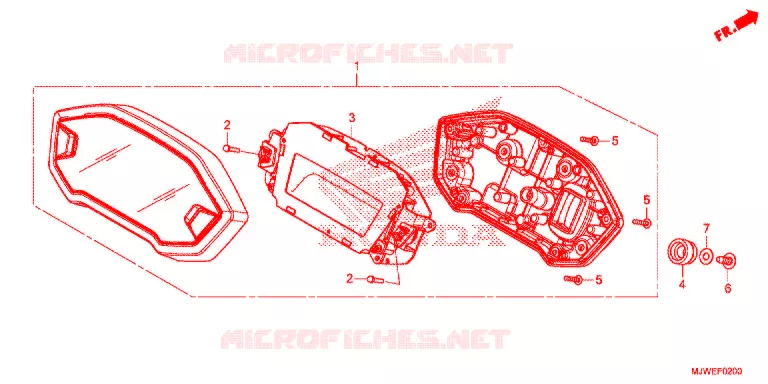 COMBINATIEMETER Honda MOTO 500 CBR 2016  CBR500RAG