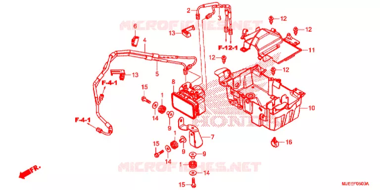ABS MODULATOR Honda MOTO 650 CB 2016  CB650FG