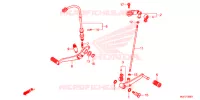 HOOFD STANDAARD/REMPEDAAL voor Honda CB 650 F ABS 2016
