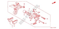 REMKLAUW ACHTER (CBR1000RR'06,'07) voor Honda CBR 1000 RR 2007