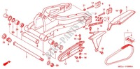 ZWAAI ARM/KETTINGKAST voor Honda CBR 1000 RR 2007