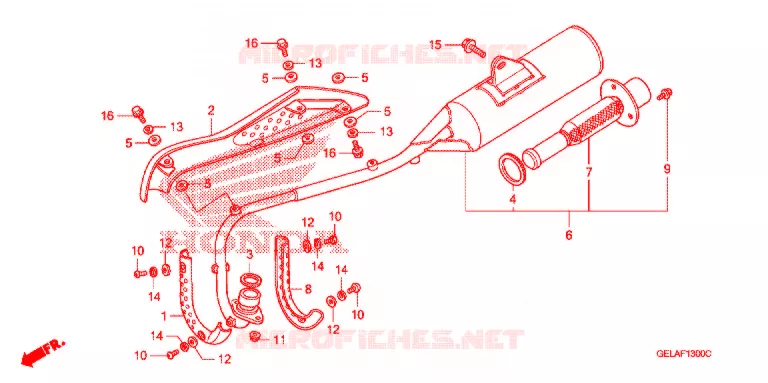 UITLAATDEMPER(2) Honda MOTO 50 CRF 2007  CRF50F7
