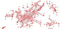 FRAME CHASSIS voor Honda CRF 70 2007