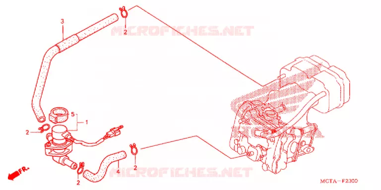 LUCHT INJECTIE KLEP Honda SCOOTER 600 SILVERWING 2007  FSC600A7