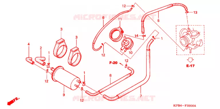 VERDAMPING BUS Honda SCOOTER 250 REFLEX 2007  NSS250S7