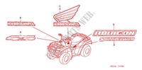 EMBLEEM/MERK  voor Honda FOURTRAX 500 FOREMAN RUBICON GPS 2007