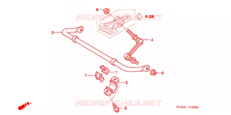 STABILISATOR Honda ATV 680 FOURTRAX 2007  TRX680FA7