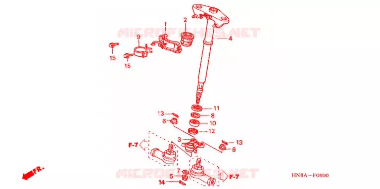 STURING AS Honda ATV 680 FOURTRAX 2007  TRX680FGA7