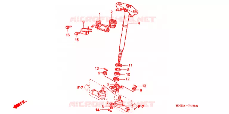 STURING AS Honda ATV 680 FOURTRAX 2007  TRX680FGA7