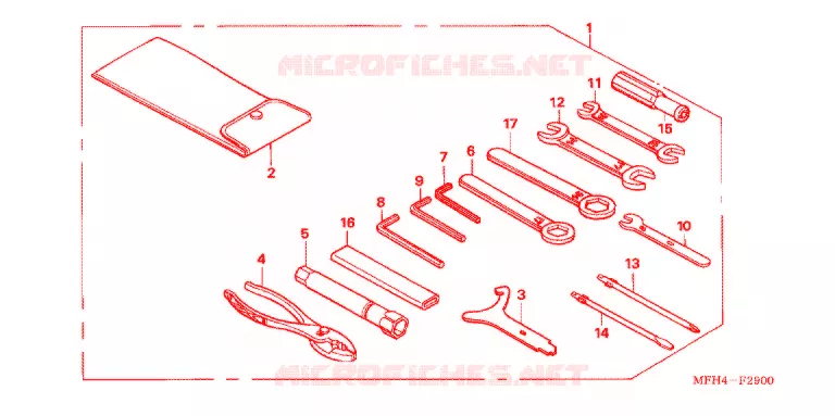 GEREEDSCHAP/ACCUVAK Honda MOTO 600 SHADOW 2007  VT600C7