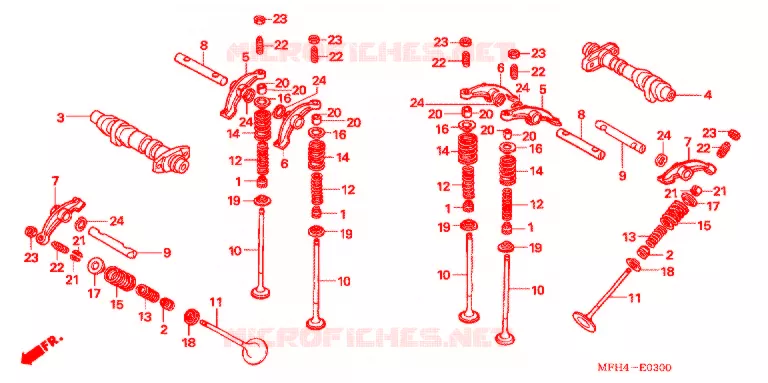 NOKKENAS/KLEP Honda MOTO 600 SHADOW 2007  VT600CD7