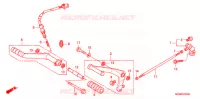 HOOFD STANDAARD/REMPEDAAL voor Honda VTX 1300 C 2007