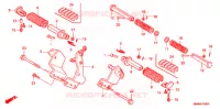 OPSTAP/KICKARM/ WISSEL PEDAAL voor Honda VTX 1300 C 2007