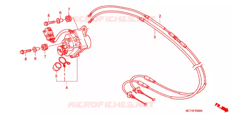 SERVOMOTOR (FJS400A/D/FJS600A/D5-8) Honda SCOOTER 600 SILVERWING 2008  FJS600A8_J