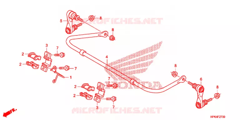 STABILISATOR Honda ATV 700 FOURTRAX 2009  TRX700XX9
