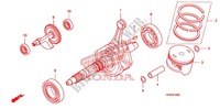 KRUKAS/ZUIGER voor Honda FOURTRAX 420 RANCHER 4X4 Electric Shift 2010