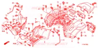 ACHTER STROOMLIJNKAP voor Honda FOURTRAX 420 RANCHER 2X4 Electric Shift 2010