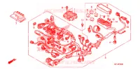 BEDRADINGSBUNDEL voor Honda CBR 1000 RR VICTORY RED 2011