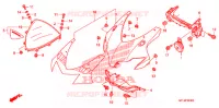 BOVEN KAP voor Honda CBR 1000 RR VICTORY RED 2011
