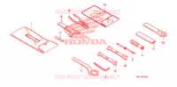 GEREEDSCHAP/ACCUVAK voor Honda CBR 1000 RR VICTORY RED 2011
