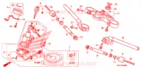 HENDEL PIJP/BOVENSTE BRUG (2) voor Honda CBR 1000 RR VICTORY RED 2011