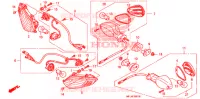 KNIPPERLICHT (2) voor Honda CBR 1000 RR VICTORY RED 2011