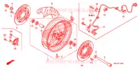 VOOR WIEL voor Honda CBR 1000 RR VICTORY RED 2011