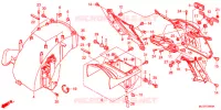 ACHTER STROOMLIJNKAP voor Honda F6B 1800 GOLD WING 2013