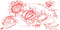ZADELTAS voor Honda GL 1800 GOLD WING NAVI AIRBAG 2013