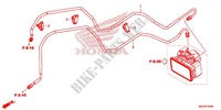 A. REM SLANG/REMPIJP voor Honda CB 500F ABS  BLACK 2014