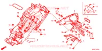 ACHTER STROOMLIJNKAP voor Honda CB 500 F ABS 2015