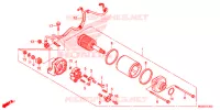 STARTMOTOR voor Honda CB 500 F ABS 2015