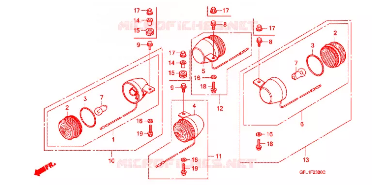 KNIPPERLICHT(2) Honda MOTO 50 MONKEY 2015  Z50JC_M