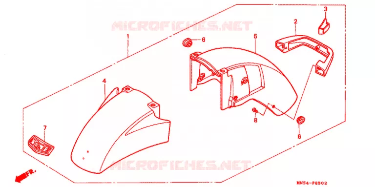 SPATBORD ('91) Honda MOTO 1500 GOLD-WING 1991  GL1500AM