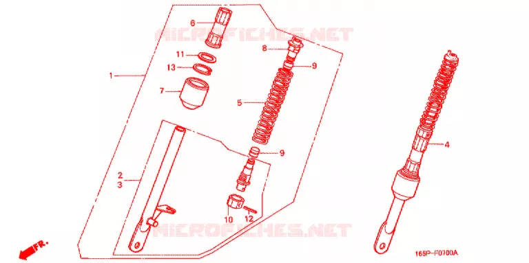 VOOR KUSSEN Honda MOTO 50 MONKEY 2007  Z50J7_M