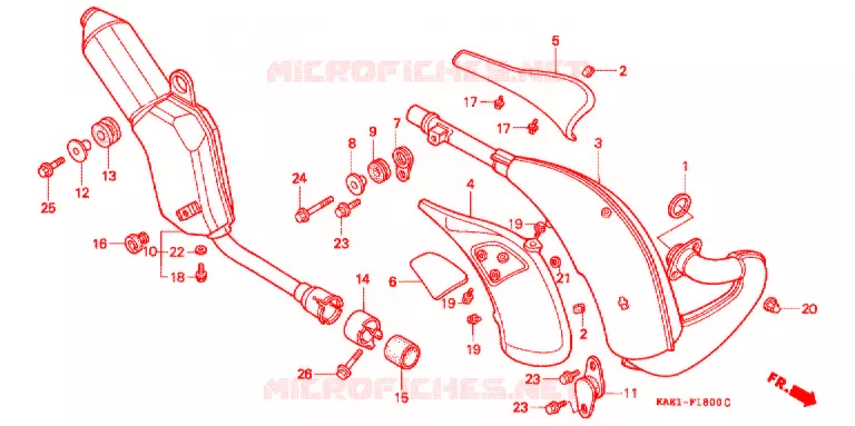 EXPANSIE KAMER Honda MOTO 250 CRM 1993  CRM250RP_2