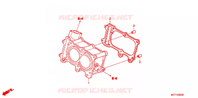 CILINDER Honda SCOOTER 400 SILVERWING 2003  FJS400A3