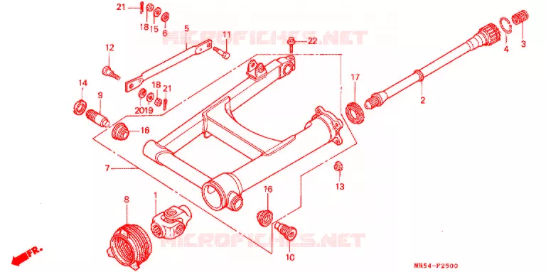 ZWAAI-ARM/KETTINGKAST Honda MOTO 800 PC800 1996  PC800T