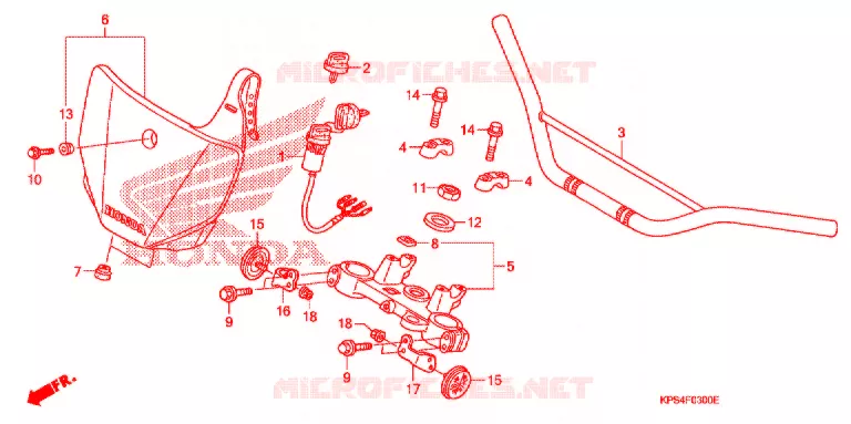 HENDEL PIJP/BOVENSTE BRUG (2) Honda MOTO 230 CRF 2006  CRF230F6