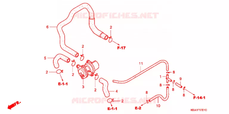 LUCHT INJECTIE BEDIENING KLEP Honda MOTO 250 HORNET 2000  CB250FY