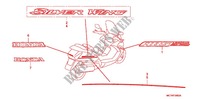 EMBLEEM/STREEP (FJS400A/D/FJS600A/D5 8) voor Honda SILVER WING 400 ABS 2005