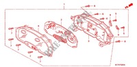 TELLERSET COMPLEET (FJS400A/D/FJS600A/D5 8) voor Honda SILVER WING 400 ABS 2005