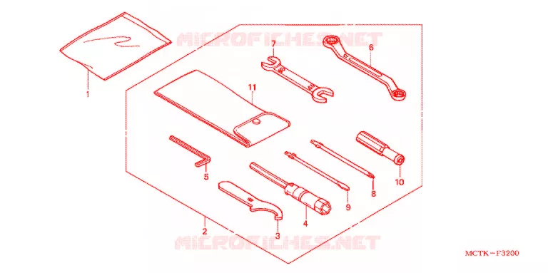GEREEDSCHAP/ACCUVAK Honda SCOOTER 400 SILVERWING 2005  FJS400A5