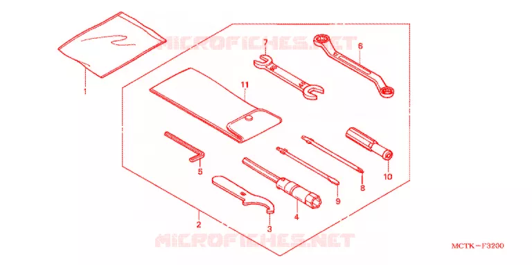 GEREEDSCHAP/ACCUVAK Honda SCOOTER 600 SILVERWING 2005  FJS600A5_J