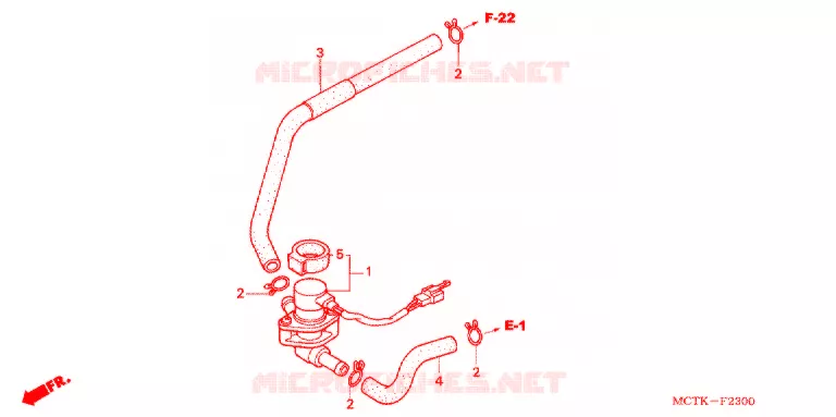 LUCHT INJECTIE KLEP Honda SCOOTER 600 SILVERWING 2005  FJS600A5_J