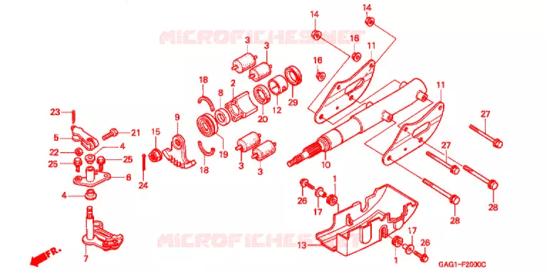 PROPELLERAS Honda SCOOTER 50 GYRO 1990  TC50M