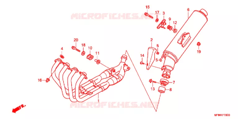 UITLAATDEMPER(2) Honda MOTO 400 CB 2012  CB400AC