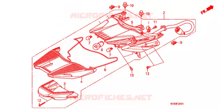 COMBINATIE LICHT (2) Honda MOTO 110 VARIO 2010  ACB110CSB