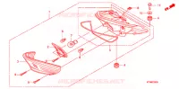 ACHTER COMBINATIE LICHT (3) voor Honda WAVE 125 X, Casted wheels, Kick start only 2010