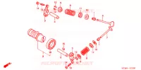 NOKKENAS/KLEP voor Honda WAVE 125 X, Casted wheels, Kick start only 2010